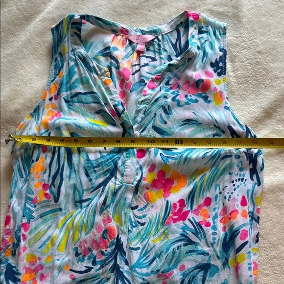 Lilly Pulitzer - Stacey Top - Serene Blue Tippy - Picture 3 of 5